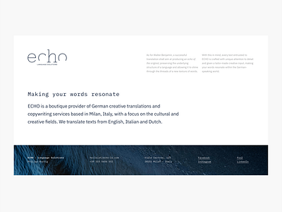 ECHO – website