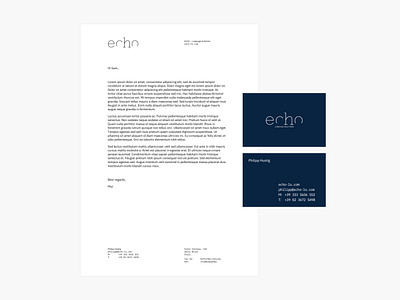 ECHO – stationery set