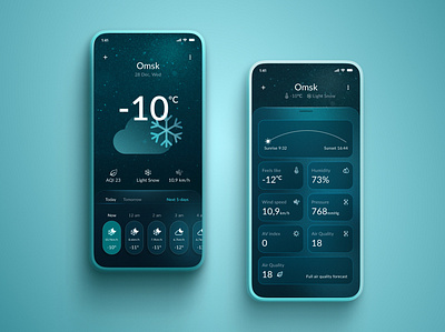 Weather up dark glassmorphism mobile ui weather forecast app weather up