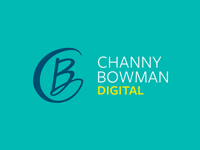 Channy Bowman Digital Logo branding digital marketing graphic design logo wordmark