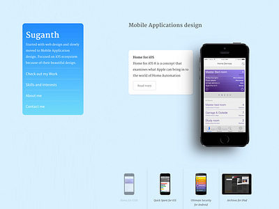 Portfolio Redesign card flat gradient material portfolio redesign webdesign website