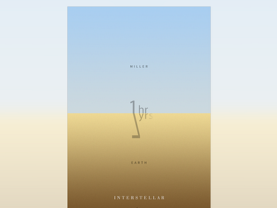 Minimalist poster for Interstellaer interstellar minimalism minimalist minimalist poster movie poster