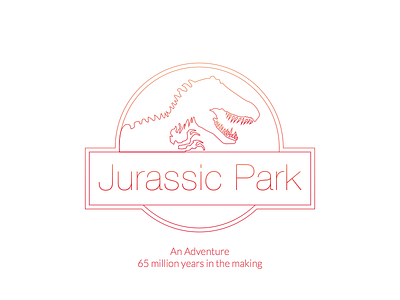 If Apple made Jurassic park poster apple flat illustration jurassic minimal poster