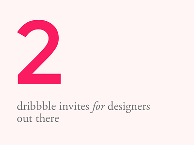 Come play with us dribbble invite typography
