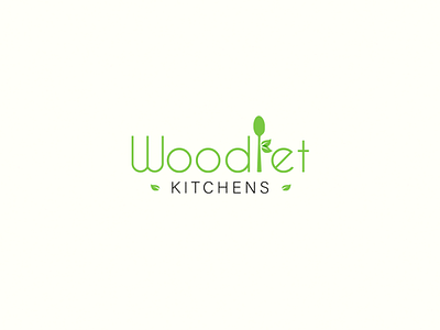 Woodlet Kitchens branding kids kitchen logo