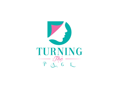 TURNING THE PAGE branding design green lgoo g logo media vector