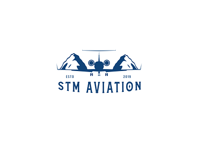 STM aviation branding design gulfstream logo