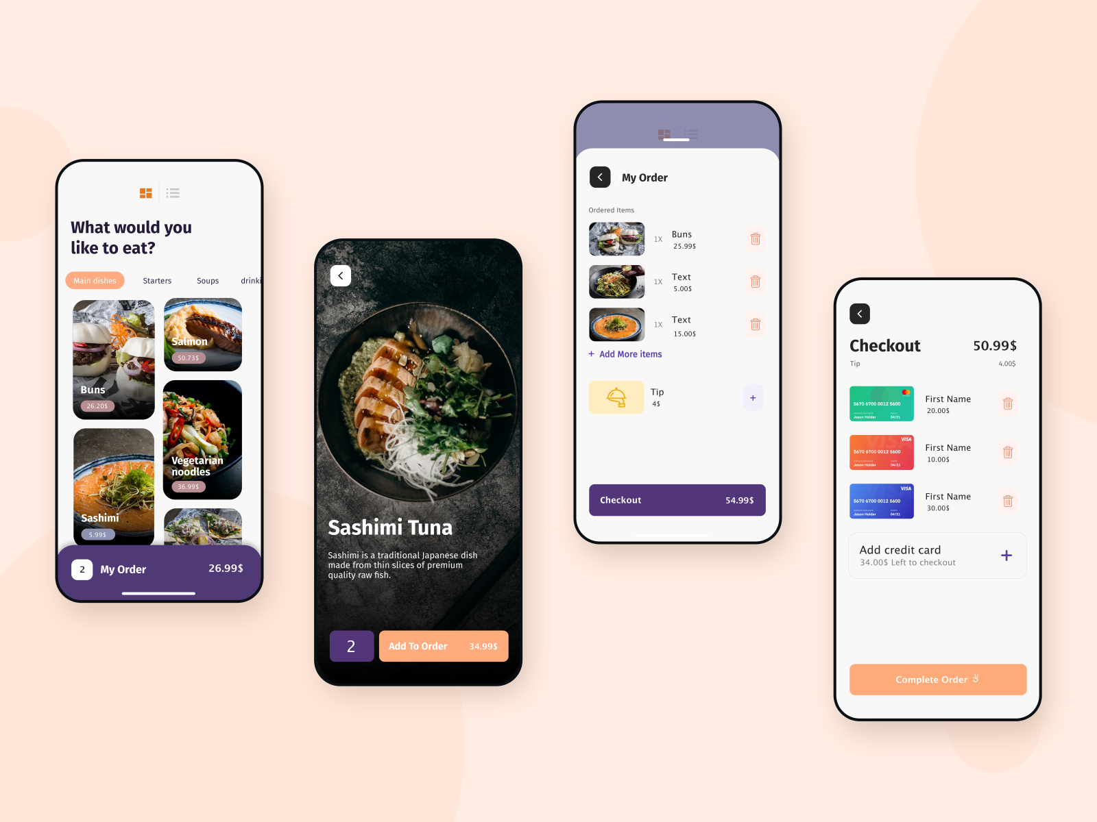 Recipe App Design by Rotem Levy on Dribbble