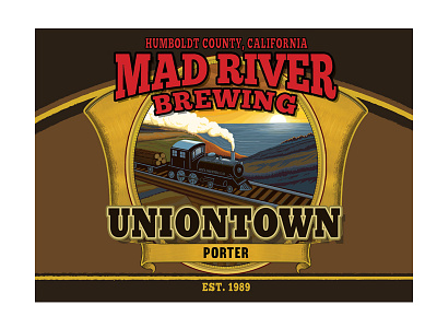 Mad River Brewing Co. Uniontown Porter beer beer packaging brewing craft beer mad river