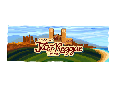 UCLA Jazz & Reggae Festival Logo festival jazz reggae