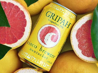 Cisco Brewing Gripah IPA beer packaging craft beer