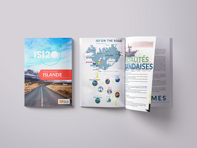 Carnet de voyage - Groupe ISIA design internship island magazine print