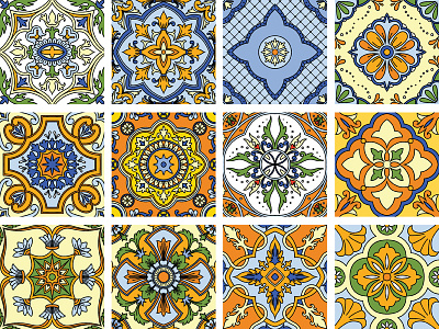 Tile in Mexican style