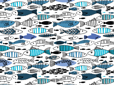 Fish pattern fish pattern sea sealife seamless underwater