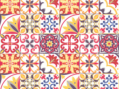 Italian tile pattern ceramic decor italian italy pattern seamless tile