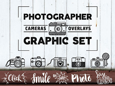 PHOTOGRAPHER. Cameras&Overlays Set