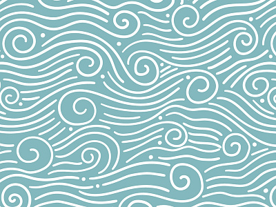 Seamless waves pattern ocean pattern seamless summer water wave