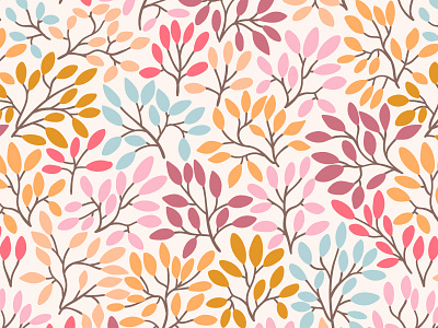 Twigs seamless pattern