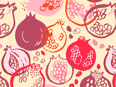 Pomegranate pattern