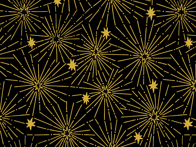 Golden stars illustration pattern seamless shine sky star vector