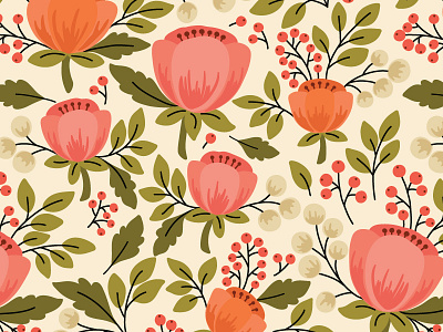 Tulips pattern