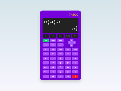 Calculator graphic design
