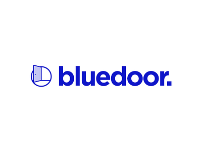 bluedoor creative blue bluedoor bluedoor creative creative door icon logo