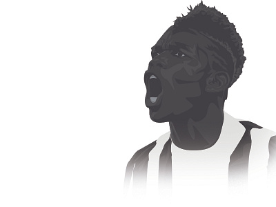 Paul Pogba portrait