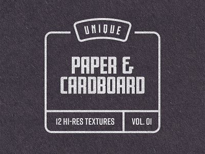 12 Paper & Cardboard Textures - Vol. 01