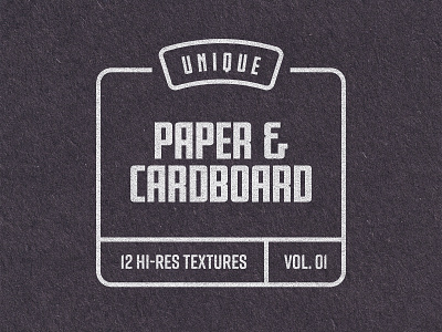 12 Paper & Cardboard Textures - Vol. 01