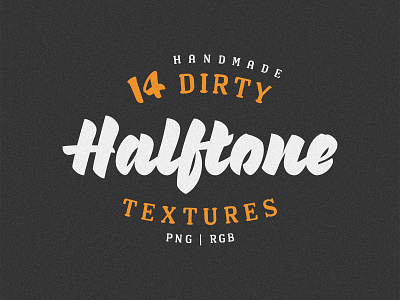 14 Dirty Halftone Textures