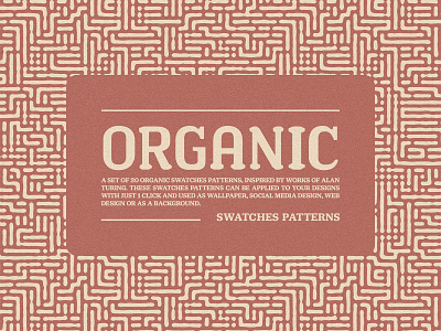 Organic Swatches Patterns - Vol. 01 background illustrator nature organic pattern png seamless swatches transparent vector