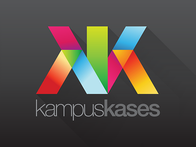 Kampus Kases brand identity logo low poly