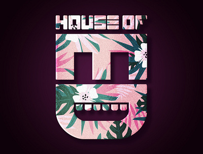 House of Ed Final Logo Floral adobe illustrator branding design logo photoshop