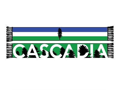 Cascadia Soccer Scarf cascadia scarf soccer