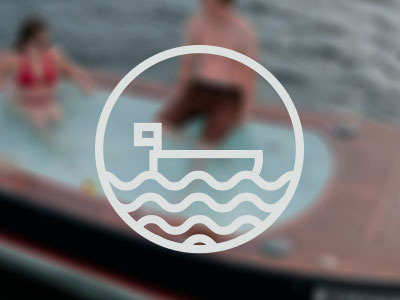 Hot Tub Boat Logo abe schmidt boat hot tub logo seattle vector water