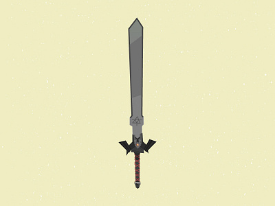 Dark Link's Sword dark link illustration link sword vector zelda