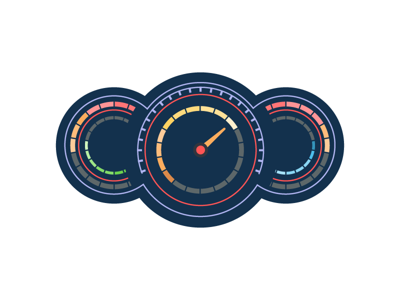 Simple Speedometer by Abe on Dribbble