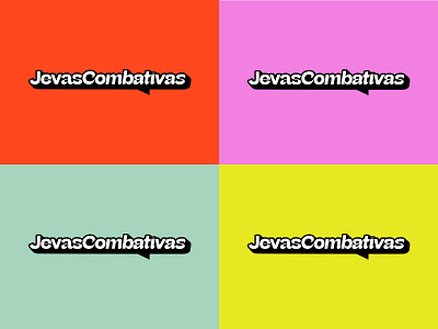 Jevas Combativas – Logo branding design graphic design logo type typography