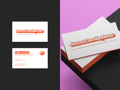 Jevas Combativas – Business Cards branding design graphic design logo type typography