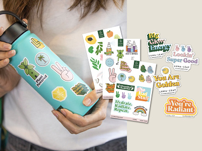 Luma & Leaf – Merch, Stickers, Packaging