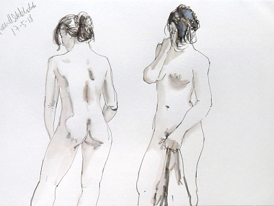 At Freewill Sketchclub Jam art drawing nude art nudeart sketchbook