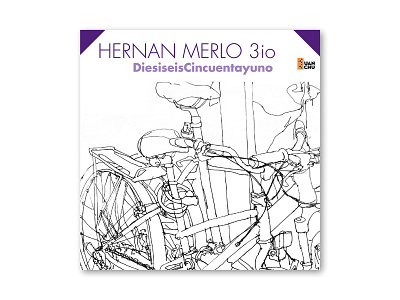 DieciseisCincuentayuno art bikes cd artwork cd cover cd design cd packaging design drawing illustration marker