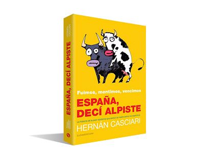 España Decí Alpiste book cover digital color drawing humor illustration