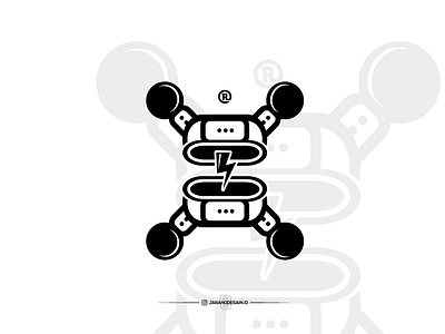 ROBOT LOGO baymax brand brand logo brand mark branding design lightning lightning bolt logo logo a day logo brand logo branding logo mark logobrand logotype robot robot logo robotic