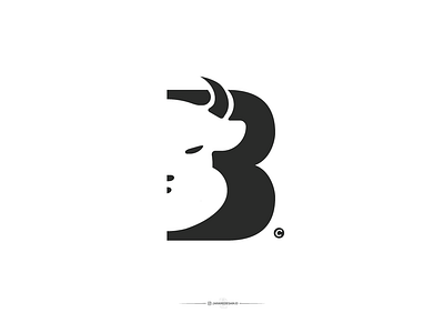 Letter B + Bull brand brand logo brand mark branding design bull bull logo concept conceptlogo letter logo logo brand logo mark logotype three three logo