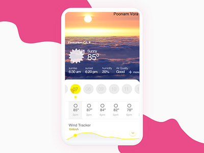 weather dribble design illustration logo ui