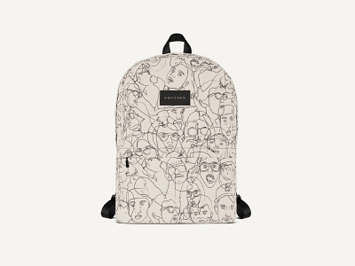Edition / Design Studio / Backpack apparel backpack black and white clean color palette design design studio graphic design studio illustration pattern pattern design swag