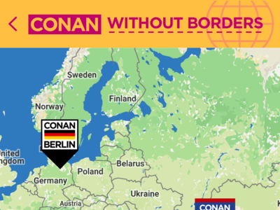 Conan Without Borders: App & Mobile Web Design app brand branding design identity logo maps type ui ux vector web website