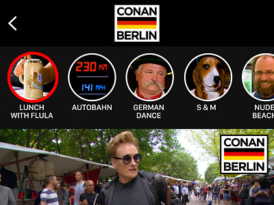 Conan Without Borders: App Design app brand branding design flat identity illustrator logo minimal ui ux vector